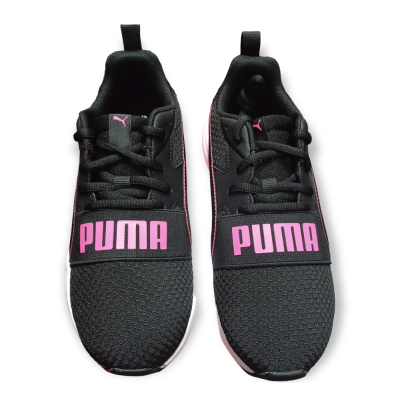 Puma Wired Run Pure Negro/Rosa